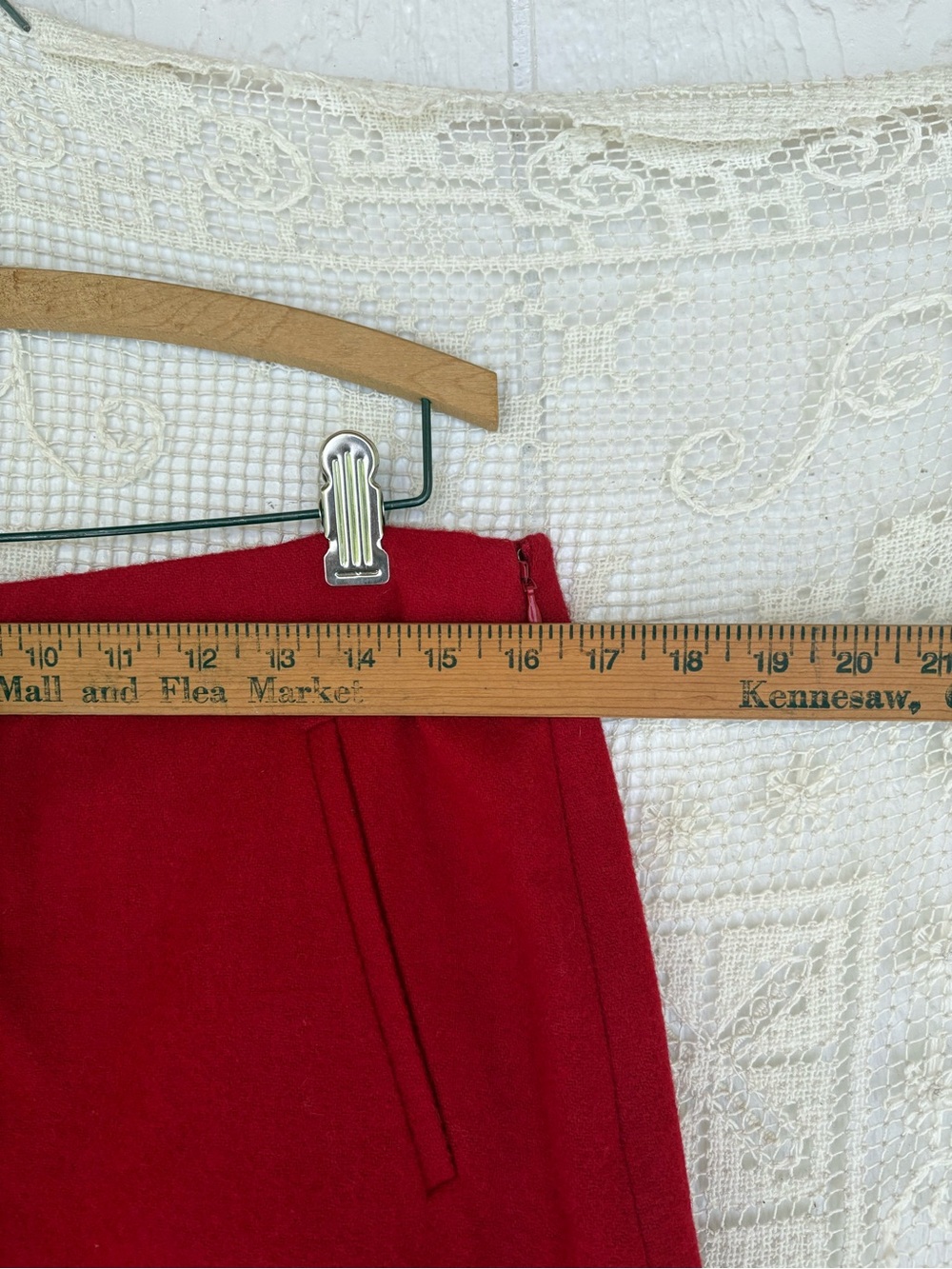 Talbots Red Skirt size 10 - Picture 4 of 7